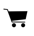 shopping cart icon vector image vector image