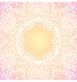 ornate vintage background in mehndi style vector image