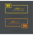 quotation mark speech bubble vector image