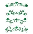 vintage floral frames vector image vector image