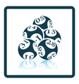 lotto balls icon vector image