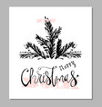 merry christmas vector image vector image