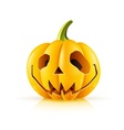 pumpkin for halloween vector image