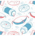 seamless pattern background pillows vector image