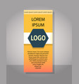 poster flyer pamphlet brochure cover design vector image vector image