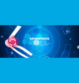 science elbow bone vector image vector image