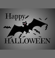 happy halloween design background vector image