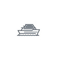 cruise liner creative icon from transport icons vector image