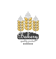 ears cereals bakery logo concept vector image