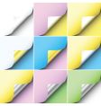paper corner vector image vector image