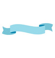 decorative ribbon banner blue vintage blank label vector image