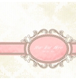 antique wedding banner vector image vector image