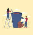 coffee break concept vector image