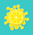 citrus fruit icon vector image