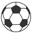 football ball flat icon vector image