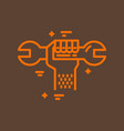 plumbing service logo vector image