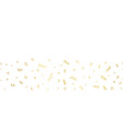 golden party doodles seamless border vector image vector image