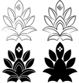 seamless floral background for easy making vector image vector image