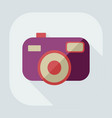flat modern design with shadow camera icon vector image vector image