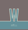 letter of the alphabet vector image vector image