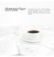 blueprints sketches vector image vector image