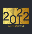 2022 new year concept vector image vector image