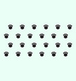 bears paw or pets paw seamless pattern vector image