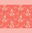 floral pattern seamless background foliage vector image vector image