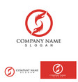 fox icon vector image vector image