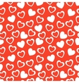 seamless geometric pattern with hearts vector image