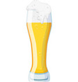 beer cup cartoon vector image