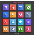 flat application icons set 7 vector image vector image