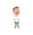 man personage vector image vector image