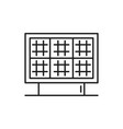 solar panel generating pure electricity isolated vector image