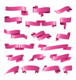ribbon patterns vector image