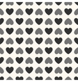 seamless geometric pattern with hearts vector image