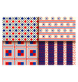 seamless pattern for fourth july background vector image vector image