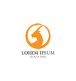 goat logo template icon vector image