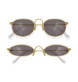 realistic sunglasses isolated on white background vector image