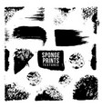 artistic realistic sponge imprint texture vector image