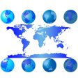 global maps vector image