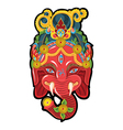 face for ganesh vector image