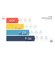 business road map timeline infographic arrow vector image