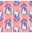 cute tulip flower seamless pattern wildflower vector image vector image
