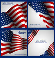 independence day of the usa background vector image