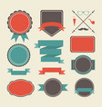 480retro label vector image