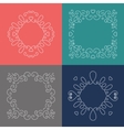 rope frames decorative nautical frame marine vector image