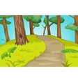forest glade vector image